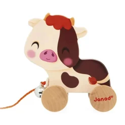Cars + Trucks|Wooden Toys-Janod Farm Pull-Along
