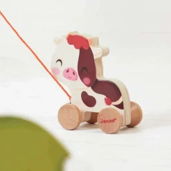 Cars + Trucks|Wooden Toys-Janod Farm Pull-Along