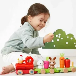 Cars + Trucks|Wooden Toys-Janod Farm Train