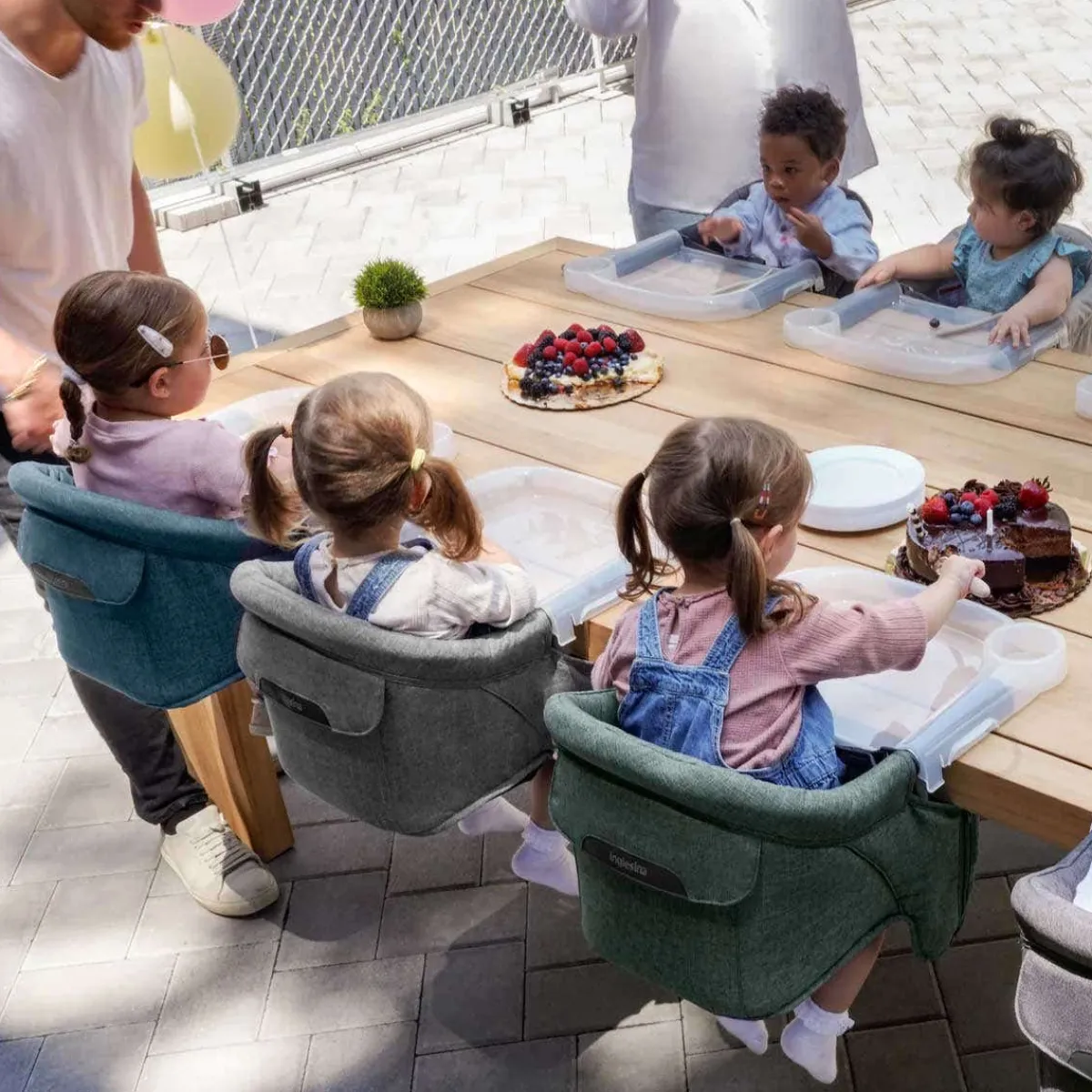 High Chairs & Boosters|Highchairs + Boosters-Inglesina Fast Table Chair (Melange)