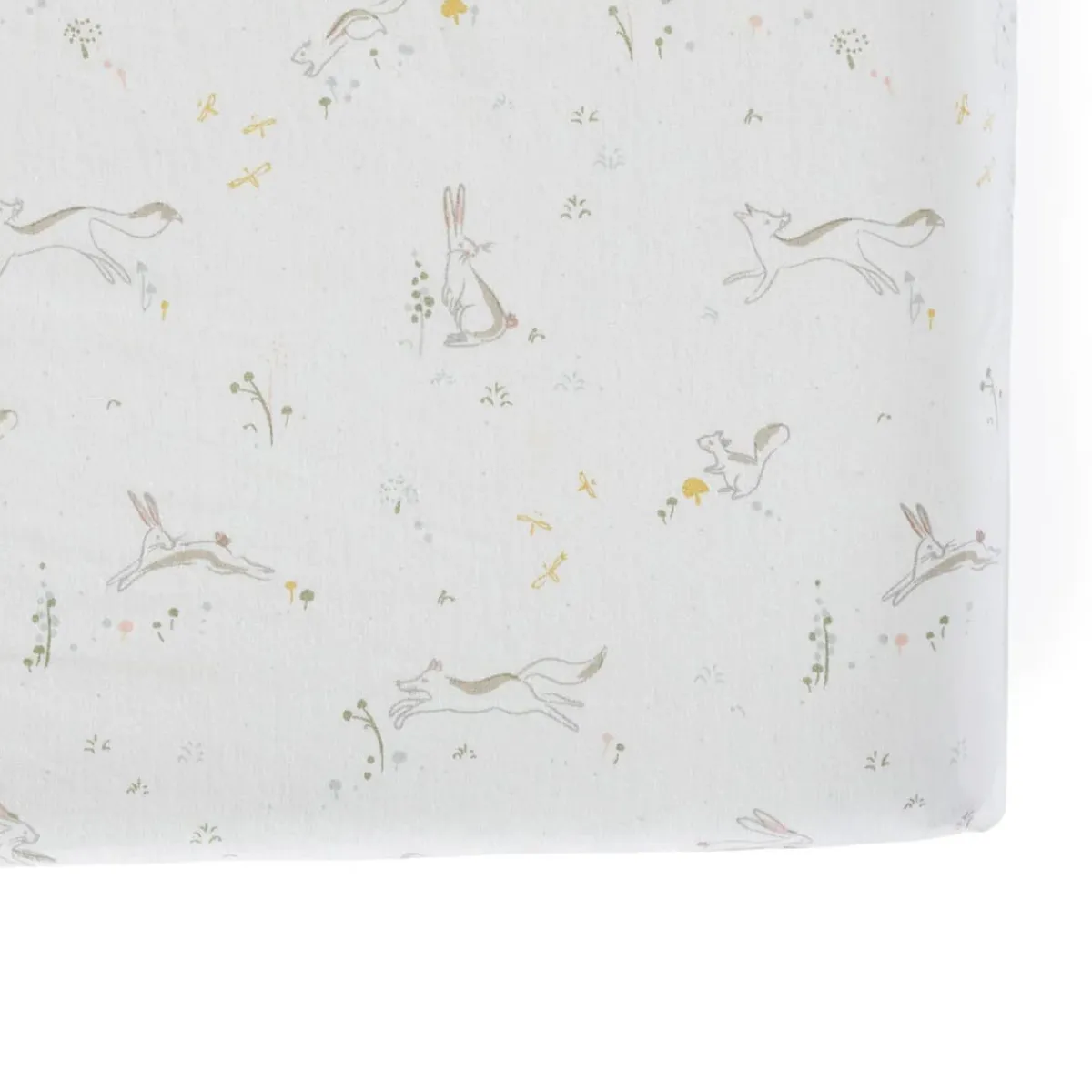 Crib Fitted Sheets-Pehr Field of Dreams Crib Sheet