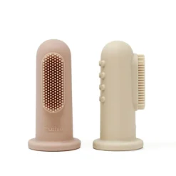 Oral Care-Mushie Finger Toothbrush (2 Pack)