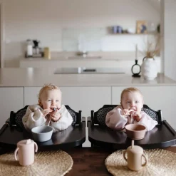 Kids Utensils|Toddler Training Utensils-Mushie First Feeding Baby Spoons (2 Pack)