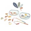 Wooden Toys-Speedy Monkey Fishing Game