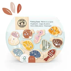 Wooden Toys-Speedy Monkey Fishing Game
