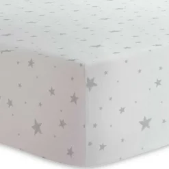Crib Fitted Sheets-Kushies Fitted Crib Sheet Flannel (Print)