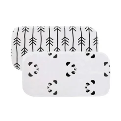 Bibs + Burps-Kushies Flannel Burp Pads (2 Pack)