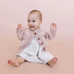 Sweaters + Jackets-Blueberry Hill Flower Cardigan