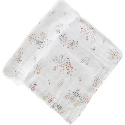 Blankets|Sleep Sacks + Wraps-Pehr Flower Patch Swaddle