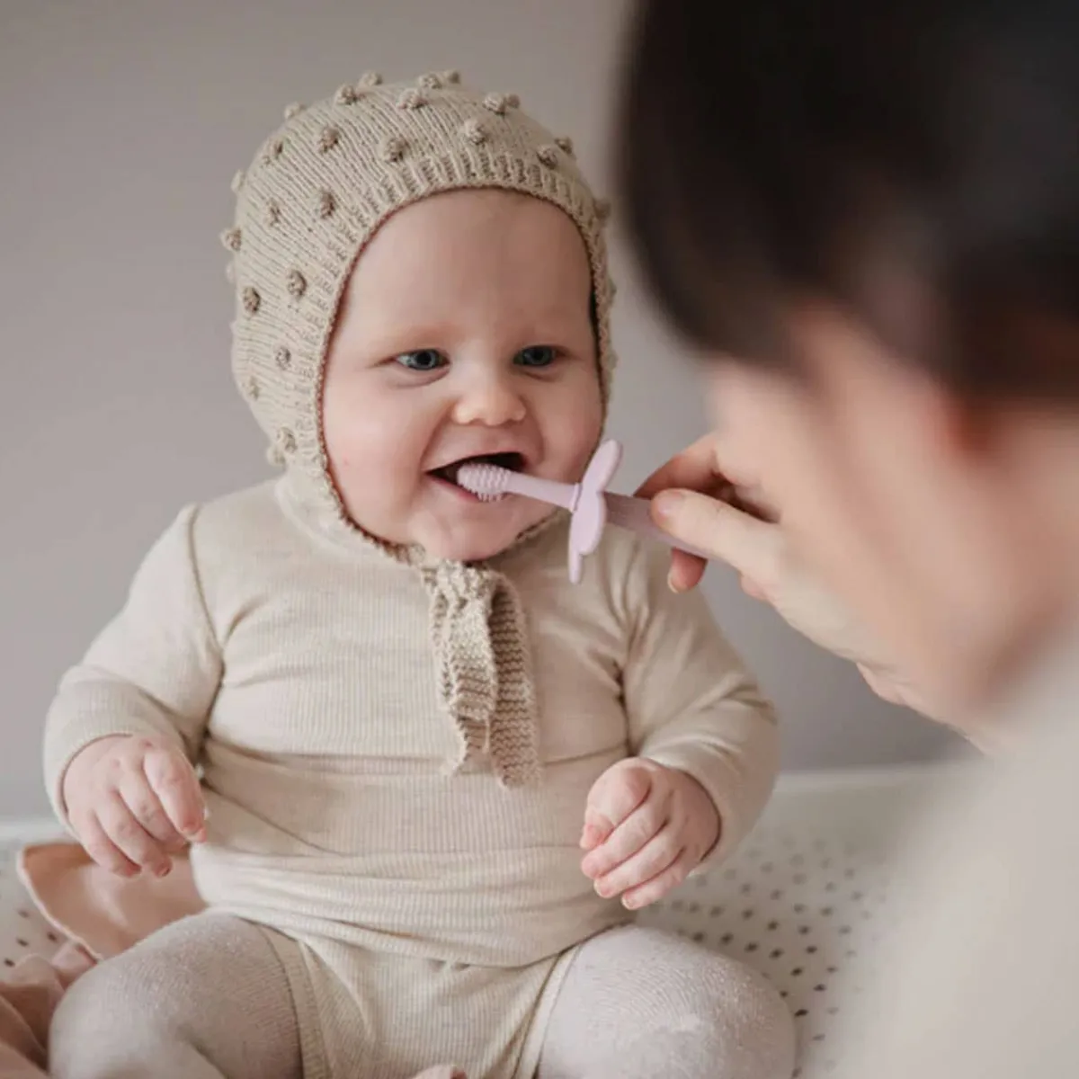 Oral Care-Mushie Flower Training Toothbrush