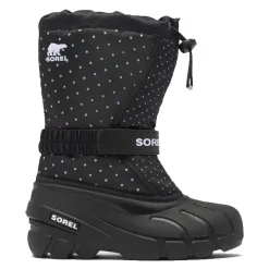 Winter Boots-Sorel Flurry Boots Print (Child) Black