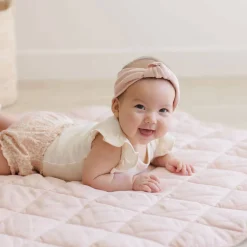 Onesies|Sleepers-Quincy Mae Flutter Sleeve Bodysuit