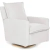 Gliders-Oilo Flynn Recliner Swivel Glider with Wood Base (Grade A)