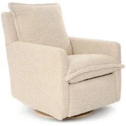 Gliders-Oilo Flynn Recliner Swivel Glider with Wood Base (Grade D)