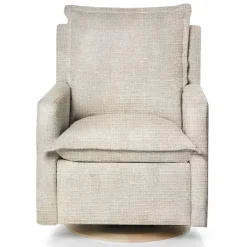 Gliders-Oilo Flynn Recliner Swivel Glider with Wood Base (Grade B)