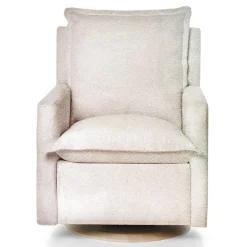 Motorized Gliders|Gliders-Oilo Flynn Swivel Glider with Power Recline Wood Base (Grade D)