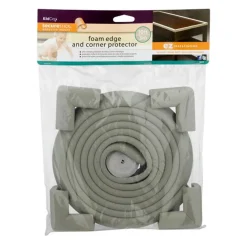 Baby Gates + Babyproofing-KidCo Foam Edge & Corner Protector - Grey