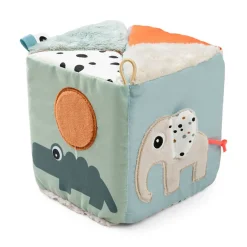 Play + Learn Toys|Blocks + Shape Sorters-Done By Deer Fold Out Sensory Cube