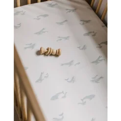 Crib Fitted Sheets-Pehr Follow Me Crib Sheet