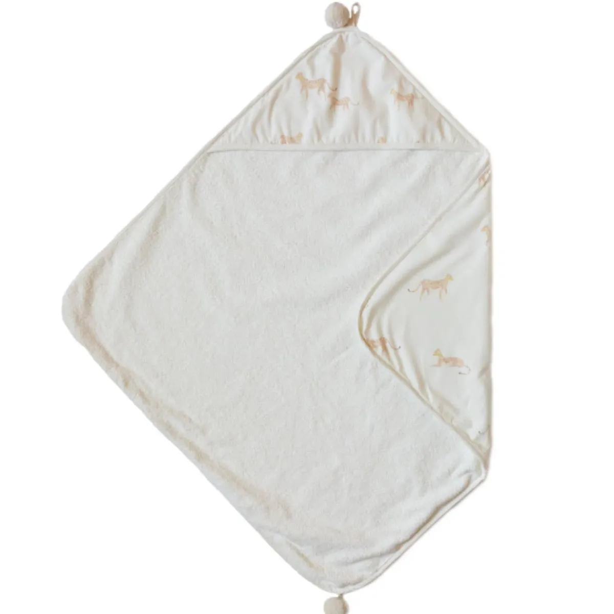 Towels + Cloths-Pehr Follow Me Hooded Towel