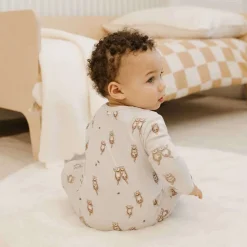 Onesies|Sleepers-Firsts by Petit Lem Footed Sleeper