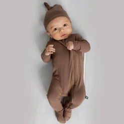 Onesies|Sleepers-Simple Footed Zipper Sleeper