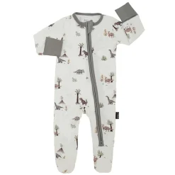 Onesies|Sleepers-Belan.J Footed Zipper Sleeper