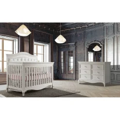 Convertible Cribs-Pali Forever Crib with Vinyl Panel