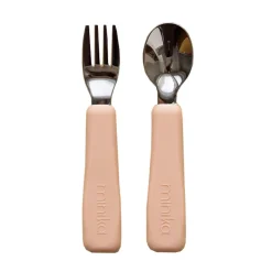 Kids Utensils|Toddler Training Utensils-Minika Fork & Spoon Set