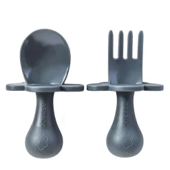 Toddler Training Utensils-Grabease Fork & Spoon Set