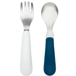 Kids Utensils|Toddler Training Utensils-Oxo Tot Fork & Spoon Set