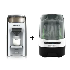 Formula Dispensers|Bottle Warmers-Baby Brezza Formula Pro Advance + Bottle Washer Pro