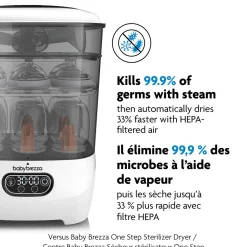 Bottle Warmers|Bottle Sterilizers-Baby Brezza Formula Pro Advance + Sterilizer Dryer Advance