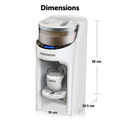 Formula Dispensers|Bottle Warmers-Baby Brezza Formula Pro Advanced - White on White