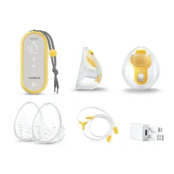 Breast Pumps + Accessories-Medela Freestyle Pump + 3-in-1 Pumping Bra + Silicone Collector