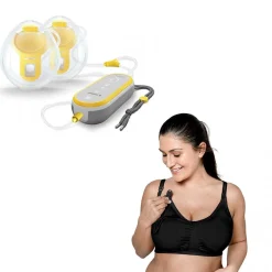 Breast Pumps + Accessories-Medela Freestyle Pump + 3-in-1 Pumping Bra