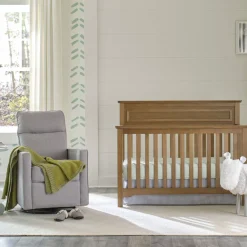Gliders-DaVinci Gabby Pillowback Swivel Glider