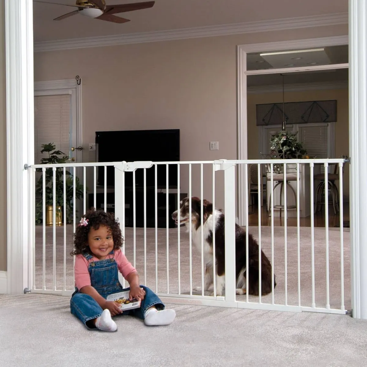 Baby Gates + Babyproofing-KidCo Gateway Pressure Plus - White