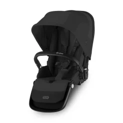 Stroller Accessories-Cybex Gazelle S 2nd Seat - Black/Moon Black