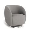 Gliders-Monte Design Gem Swivel Glider - Wool Fabric