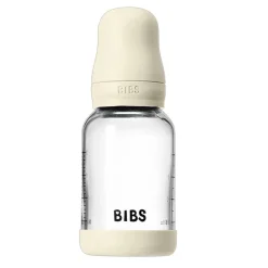 Glass Baby Bottles|Baby Bottles-Bibs Glass Bottle Complete Set (120 mL) Ivory