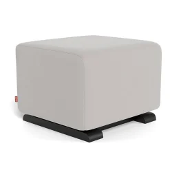 Ottomans-Monte Design Gliding Ottoman - Enviroleather w/ Espresso Base