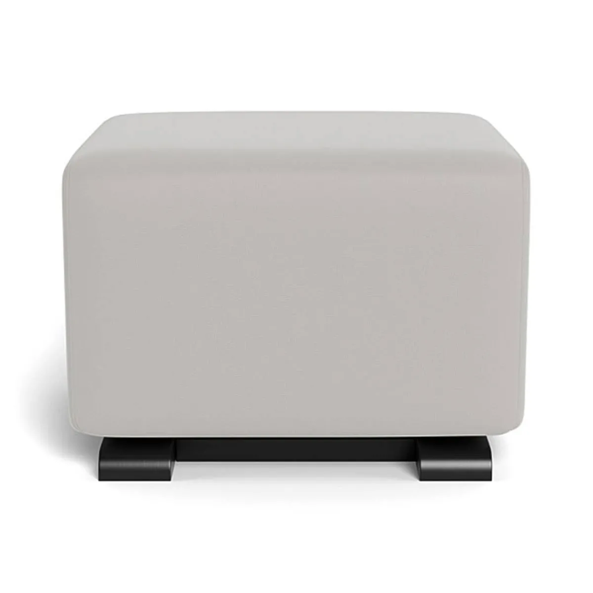 Ottomans-Monte Design Gliding Ottoman - Enviroleather w/ Espresso Base