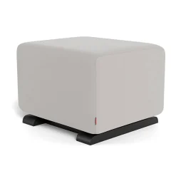 Ottomans-Monte Design Gliding Ottoman - Enviroleather w/ Espresso Base
