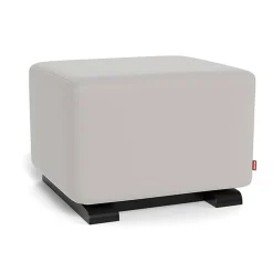 Ottomans-Monte Design Gliding Ottoman - Enviroleather w/ Espresso Base
