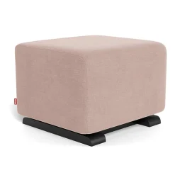 Ottomans-Monte Design Gliding Ottoman - European Fabric with Espresso Base