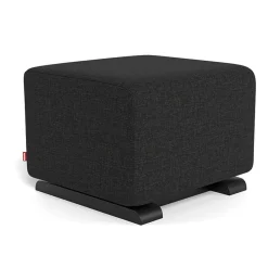 Ottomans-Monte Design Gliding Ottoman - Fabric with Espresso Base