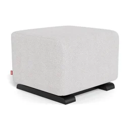 Ottomans-Monte Design Gliding Ottoman - Fabric with Espresso Base