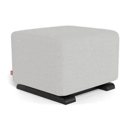 Ottomans-Monte Design Gliding Ottoman - Fabric with Espresso Base
