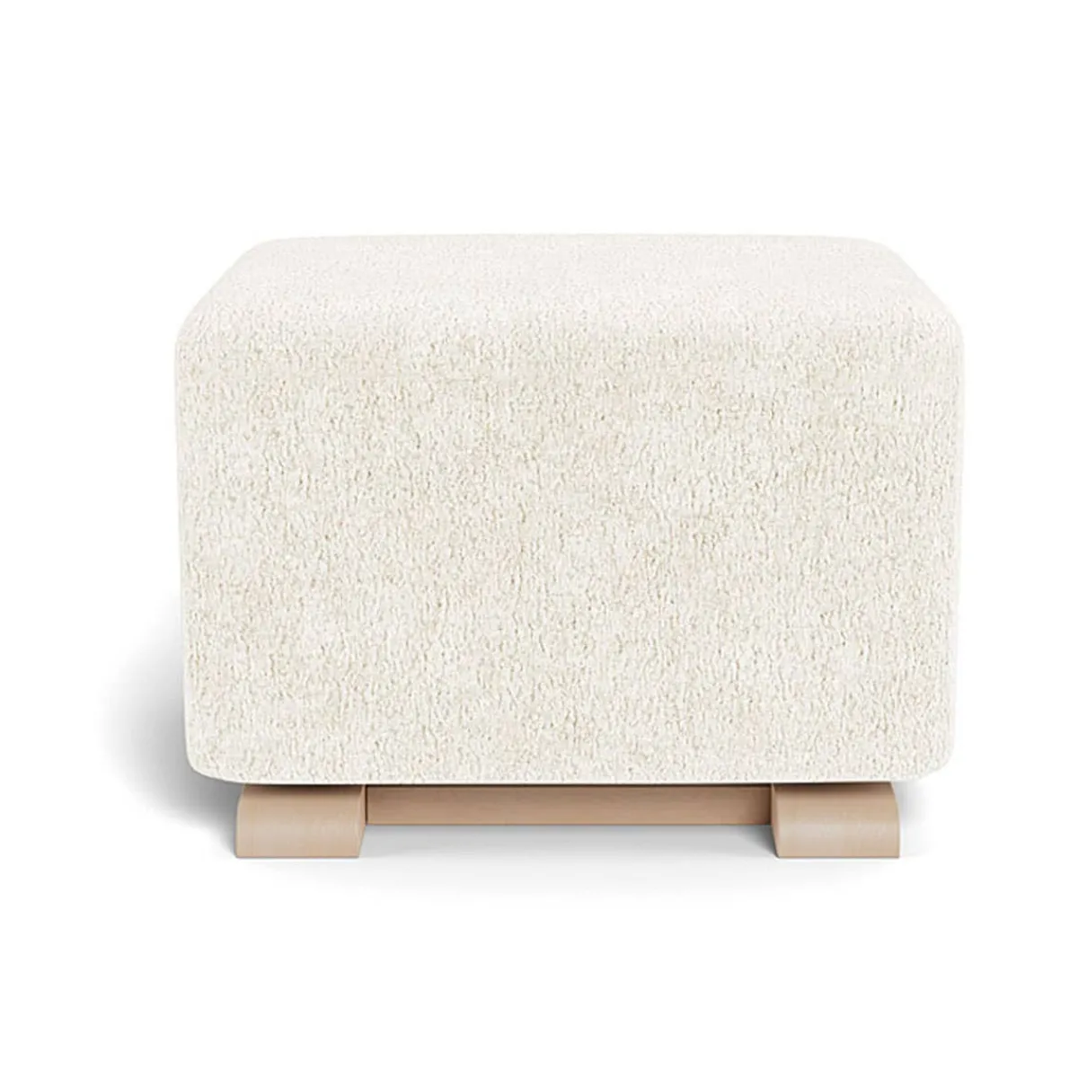 Ottomans-Monte Design Gliding Ottoman - Faux Sheepskin